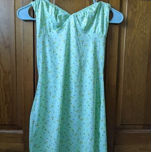 Floral fitting dress